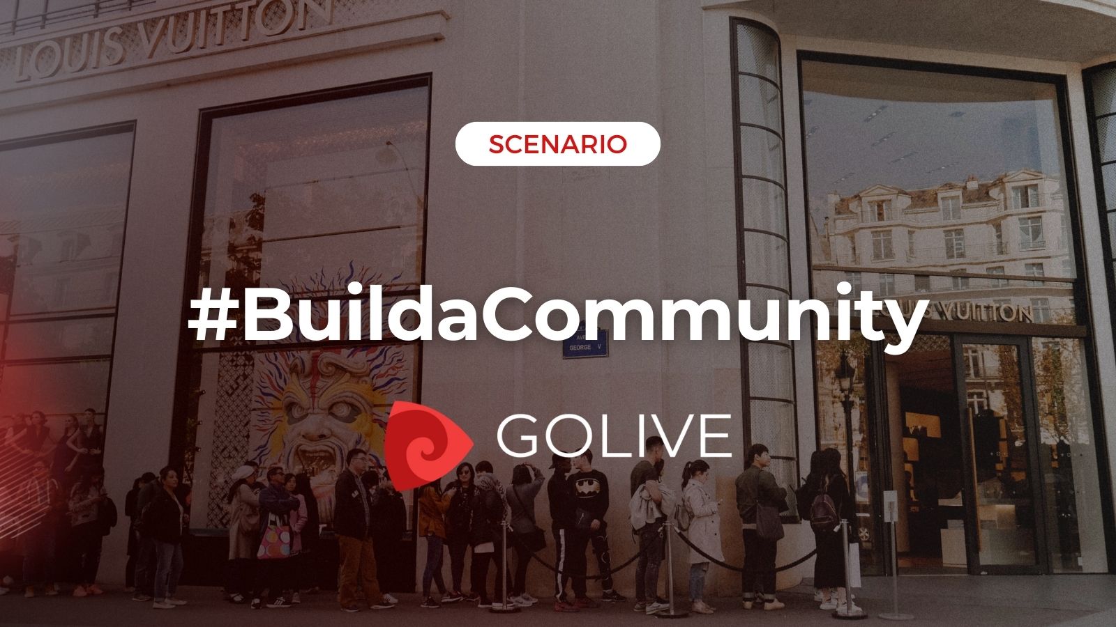 community building live shopping social media website